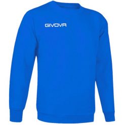 Bluza piłkarska dla dorosłych Givova Maglia One niebieska. Niebieskie bluzy Givova, l, bez wzorów, bez kaptura. Za 57.84 zł.