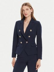 Rinascimento Marynarka CFC0126227003 Granatowy Slim Fit. Niebieskie marynarki i żakiety Rinascimento, m, bez wzorów, z syntetyku. Za 759.99 zł.