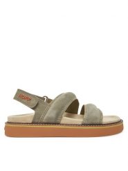 HOFF Sandały Road 12412004 Khaki. Brązowe sandały Hoff, bez wzorów, ze skóry, bez obcasa, na płaskiej podeszwie, bez zapięcia. Za 359.99 zł.
