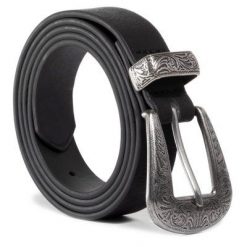 ACCCESSORIES PASKI 1W2-006-SS20 Czarny. Czarne paski ACCCESSORIES, bez wzorów, ze skóry ekologicznej. Za 29.99 zł.