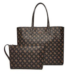 Torebka Guess. Czarne shopper Guess, z aplikacjami, bez dodatków. Za 719.99 zł.