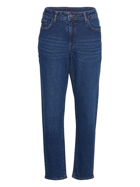 MOSS COPENHAGEN Dżinsy "Evolet Rikka" - Tapered fit - w kolorze niebieskim rozmiar: S. Niebieskie jeansy Moss Copenhagen, s, bez wzorów. Za 96.60 zł.