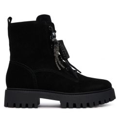 Trapery Guess. Czarne trapery i śniegowce Guess. Za 674.99 zł.