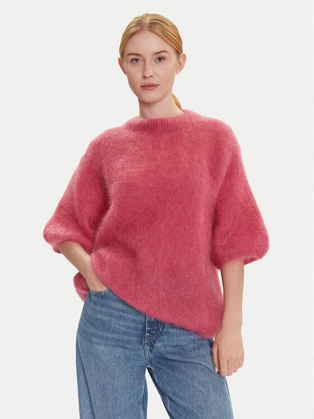 Dixie Sweter M277Y101A Różowy Relaxed Fit. Czerwone swetry Dixie, m, bez wzorów, z syntetyku, bez ramiączek. Za 579.99 zł.