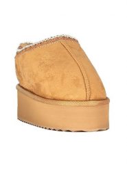 Geographical Norway Kapcie "One" w kolorze jasnobrązowym rozmiar: 40. Brązowe obuwie domowe Geographical Norway, bez wzorów, z materiału, bez zapięcia. Za 100.99 zł.