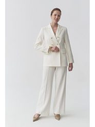 TATUUM Spodnie "Zariana" w kolorze białym rozmiar: 44. Białe spodnie materiałowe Tatuum, bez wzorów, z materiału. Za 176.50 zł.