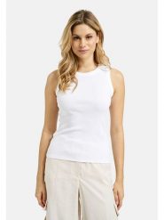 Milano Italy Top w kolorze białym rozmiar: XXL. Białe topy Milano Italy, xxl, bez wzorów, bez kołnierzyka, bez ramiączek. Za 43.99 zł.