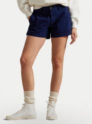 Polo Ralph Lauren Szorty materiałowe 211963798004 Granatowy Straight Fit. Niebieskie szorty Polo Ralph Lauren, bez wzorów, z bawełny. Za 439.99 zł.