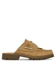 Timberland Klapki Noreen TB0A4198EW11 Beżowy. Brązowe klapki Timberland, bez wzorów, ze skóry, bez obcasa. Za 769.99 zł.
