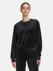 Guess Bluza O6BQ02 K5062 Czarny Regular Fit. Czarne bluzy sportowe Guess, l, z aplikacjami, z syntetyku, bez kaptura. Za 264.99 zł.