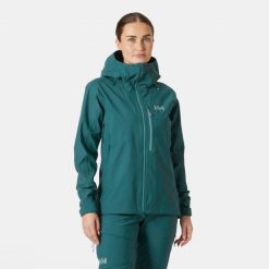 Damska kurtka narciarska Helly Hansen Verglas Bc. Zielone kurtki narciarskie Helly Hansen, l, bez wzorów, bez kaptura, narciarskie. Za 1,612.00 zł.