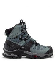 Salomon Trekkingi Quest 4 Gtx W GORE-TEX 413870 Niebieski. Niebieskie obuwie sportowe Salomon, z gore-texu, bez zapięcia, trekkingowe, gore-tex. Za 999.99 zł.