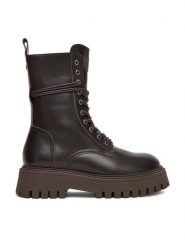 G-Star Raw Trzewiki EO-GEDIZ-8090-25 Brązowy. Brązowe botki G-Star Raw, bez wzorów, ze skóry, bez obcasa, na płaskiej podeszwie, bez zapięcia. Za 479.99 zł.