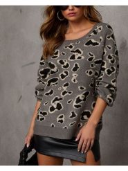 Milan Kiss Sweter w kolorze szarym rozmiar: L. Szare swetry Milan Kiss, l, bez wzorów, bez ramiączek. Za 152.99 zł.