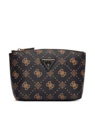 Guess Kosmetyczka TWGP98 90959 Czarny. Czarne kufry i kosmetyczki Guess, z aplikacjami, ze skóry, bez dodatków. Za 269.99 zł.