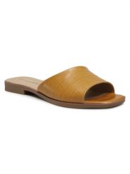 Lasocki Klapki WI16-MENA-01 Żółty. Żółte klapki Lasocki, bez wzorów, ze skóry, bez obcasa. Za 59.99 zł.