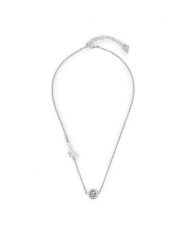 Guess Naszyjnik JUBN01 459JW Srebrny. Szare naszyjniki Guess, metalowe. Za 239.99 zł.