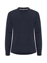 Clique Miami PRO Roundneck Women blu granatowy – bluza damska. Niebieskie bluzy CLIQUE, l, bez wzorów, z bawełny, bez kaptura. Za 192.01 zł.