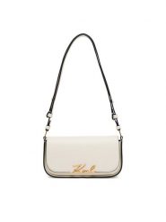 KARL LAGERFELD Torebka A1W30039 Écru. Listonoszki KARL LAGERFELD, bez wzorów, ze skóry, bez dodatków. Za 1,099.00 zł.