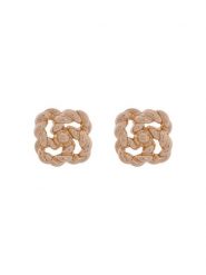 Aldo Kolczyki Doubleknot 14088262 Złoty. Żółte kolczyki Aldo, metalowe. Za 139.99 zł.