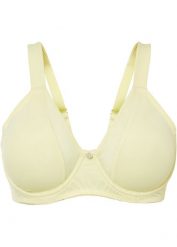 Biustonosz minimizer z wyściełanymi ramiączkami. Białe biustonosze bonprix, bez wzorów. Za 72.99 zł.