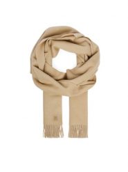 Tommy Hilfiger Szalik AW0AW19118 Beżowy. Brązowe rękawiczki TOMMY HILFIGER, bez wzorów. Za 649.99 zł.