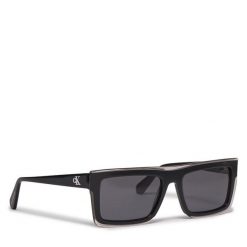 Okulary przeciwsłoneczne Calvin Klein Jeans. Czarne okulary przeciwsłoneczne Calvin Klein Jeans, bez wzorów, z jeansu. Za 1,039.00 zł.