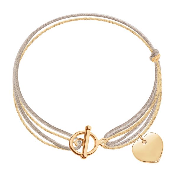 Bransoletka Nessa. Brązowe bransoletki Lilou, pozłacane. Za 207.00 zł.