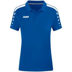 Polo Jako Power. Niebieskie koszulki polo JAKO, xl, bez wzorów, z bawełny, bez kołnierzyka, bez ramiączek. Za 284.00 zł.