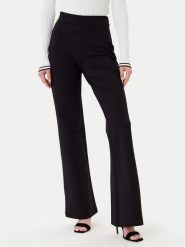DKNY Spodnie materiałowe P2JKTO68 Czarny Flare Fit. Czarne spodnie materiałowe DKNY, m, bez wzorów, z materiału. Za 399.99 zł.