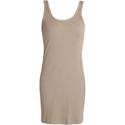 Sukienka Midi Romina Beżowa - Elegancka Letnia Sukienka z Bawełny. Brązowe sukienki WE THE PEOPLE, na lato, m, bez wzorów, z bawełny, eleganckie, bez kołnierzyka, bez ramiączek, midi, dopasowane. Za 195.99 zł.