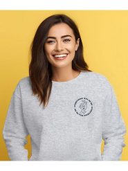 WOOOP Bluza "Everything will be ok" w kolorze szarym rozmiar: XL. Szare bluzy Wooop, xl, bez wzorów, z bawełny, bez kaptura. Za 74.81 zł.