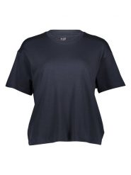 GAP Koszulka w kolorze granatowym rozmiar: XXL. Niebieskie bluzki GAP, xxl, bez wzorów, z bawełny, bez kołnierzyka, bez ramiączek. Za 119.95 zł.