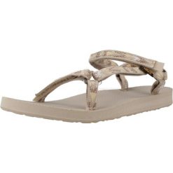 Sandały Teva Model W Original Universal Slim Kolor Beżowy. Brązowe sandały Teva, bez wzorów, sportowe, bez obcasa, bez zapięcia. Za 362.00 zł.
