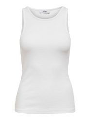 ONLY Top "Onlkenya" w kolorze białym rozmiar: XL. Białe topy Only, xl, bez wzorów, z bawełny, bez kołnierzyka, bez ramiączek. Za 32.98 zł.