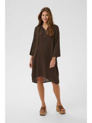 Cream Sukienka w kolorze brązowym rozmiar: S/M. Brązowe sukienki Cream, m, bez wzorów, bez kołnierzyka, bez ramiączek, midi. Za 159.95 zł.