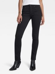 G-Star Dżinsy - Straight fit - w kolorze czarnym rozmiar: W24/L30. Czarne jeansy G-Star, l, z aplikacjami. Za 239.95 zł.
