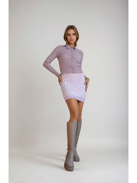 Monki Bluzka w kolorze fioletowym rozmiar: S. Różowe bluzki Monki, s, bez wzorów, bez kołnierzyka, bez ramiączek. Za 48.05 zł.