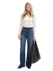 Tom Tailor Koszulka w kolorze kremowym rozmiar: XXL. Brązowe bluzki Tom Tailor, xxl, bez wzorów, bez kołnierzyka, bez ramiączek. Za 48.39 zł.