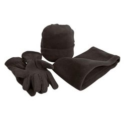 Zestaw Akcesoriów. Czarne rękawiczki RESULT WINTER ESSENTIALS, bez wzorów, sportowe. Za 67.99 zł.