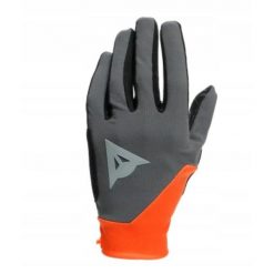 Rękawice rowerowe dla dorosłych Dainese HG Caddo Orange / Grey. Czarne rękawiczki Dainese, bez wzorów, sportowe. Za 129.99 zł.