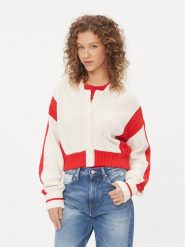 Tommy Jeans Kardigan Archive DW0DW15856 Écru Regular Fit. Kardigany Tommy Jeans, m, bez wzorów, z jeansu. Za 349.99 zł.