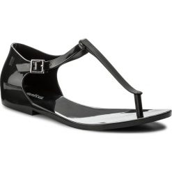 Sandały MELISSA - Honey III Ad 32308 Black 01003. Czarne klapki Melissa, bez wzorów, z materiału, sportowe, bez obcasa, na obcasie, bez zapięcia. W wyprzedaży za 169.00 zł.