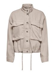 ONLY Kurtka w kolorze szarobrązowym rozmiar: XL. Brązowe kurtki Only, xl, bez wzorów, z lyocellu, bez kaptura. Za 145.26 zł.