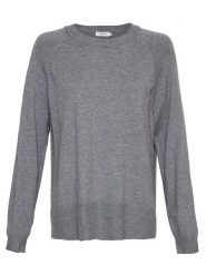 MOSS COPENHAGEN Sweter "Neila Rachelle" w kolorze szarym rozmiar: XS/S. Szare swetry Moss Copenhagen, s, bez wzorów, z wiskozy, bez ramiączek. Za 79.21 zł.