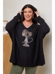 Curvy Lady Koszulka w kolorze czarnym rozmiar: 40/42. Czarne bluzki Curvy Lady, bez wzorów, z bawełny, klasyczne, bez kołnierzyka, bez ramiączek. Za 92.64 zł.