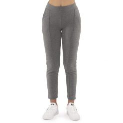 Bluza z bawełna z kieszenie na co dzień na siłownię. Szare bluzy LEONE 1947 APPAREL, bez wzorów, z bawełny, bez kaptura. W wyprzedaży za 112.15 zł.