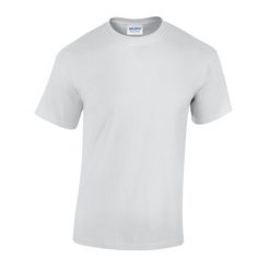 Ciężka Bawełniana Koszulka Unisex Dla Dorosłych. Niebieskie bluzki GILDAN, m, bez wzorów, z bawełny, sportowe, bez kołnierzyka, bez ramiączek. Za 54.99 zł.
