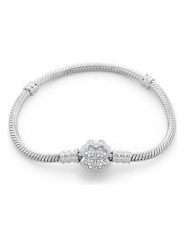 CHARM'S Srebrna bransoletka z cyrkonią rozmiar: onesize. Szare bransoletki CHARM'S, z cyrkonią, srebrne. Za 345.36 zł.