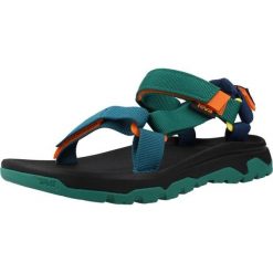 Sandały TEVA 1177430C Wielokolorowy. Niebieskie sandały Teva, bez wzorów, z bawełny, bez obcasa, bez zapięcia. Za 174.99 zł.